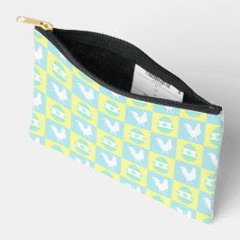Cool Paas Checkerboard Patroon Haan Eieren Etui