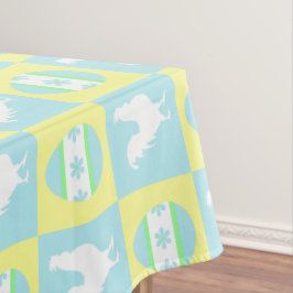 Cool Paas Checkerboard Patroon Haan Eieren Tafelkleed