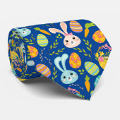 cool paasbunny-eieren getild patroon stropdas (Opgerold)