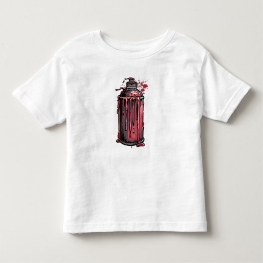 Cool Paint Drip Spray Can T-Shirt for Boys – Stree (Voorkant)