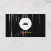 Cool Painter QR Code Scannable Logo Visitekaartje (Achterkant)