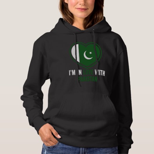 Cool Pakistani Flags Pakistan Pride Men Women Kids Hoodie (Voorkant)