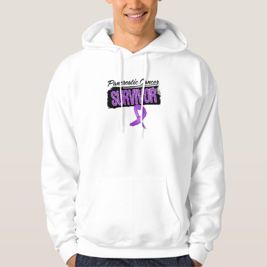 Cool Pancreaskanker Overleving Hoodie (Voorkant)
