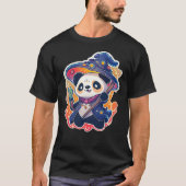 Cool Panda Elemental Wizard Master T-shirt (Voorkant)