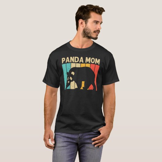 Cool Panda for ma Moeder Panda Beer Dierlijke zook T-shirt (Voorkant volledig)