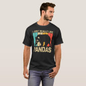 Cool Panda for Men Panda Beer Animal Zookee T-shirt (Voorkant volledig)