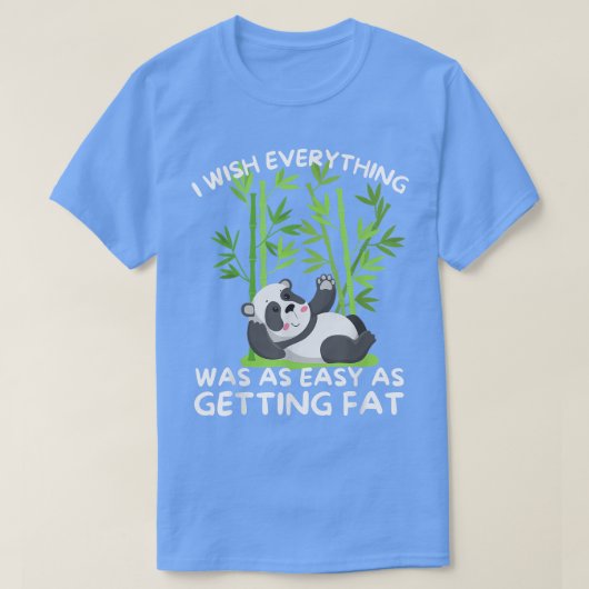 Cool Panda Funny Panda Bear Resting Funny Quote T-shirt (Design voorkant)