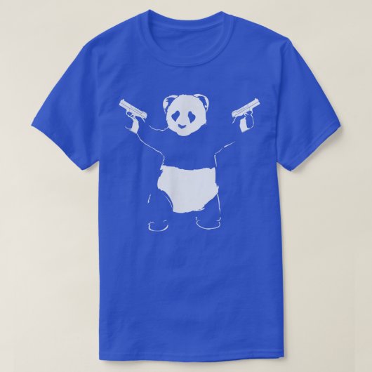 cool panda - panda - beer - leuk - grappig - kawai t-shirt (Design voorkant)