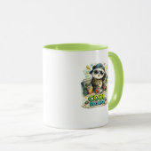 Cool Panda Skateboard Koffiemok Mok (Voorkant rechts)