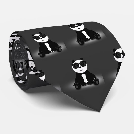 Cool Panda Stropdas (Opgerold)