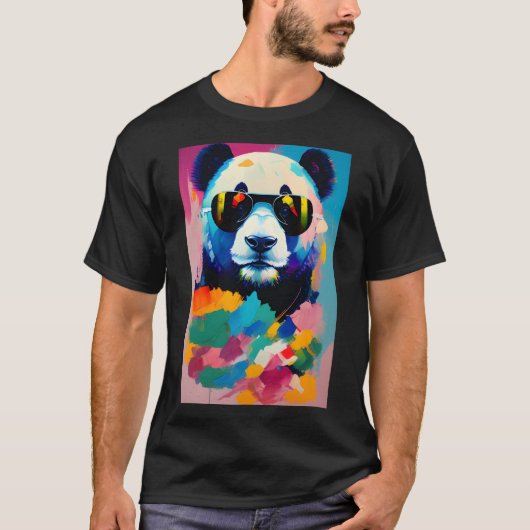 Cool Panda T-shirt (Voorkant)