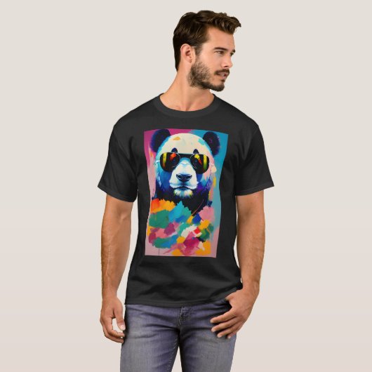 Cool Panda T-shirt (Voorkant volledig)