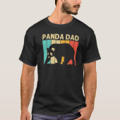 Cool panda voor papa panda Beer dierentuin T-shirt (Voorkant)