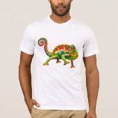 Cool Panther Chameleon T-Shirt (Voorkant)