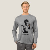 Cool Panther Graphic T-shirt – Funny Bubble Tea Sh (Voorkant)