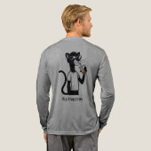 Cool Panther Graphic T-shirt – Funny Bubble Tea Sh (Achterkant)