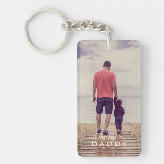 Cool Pap Foto Sleutelhanger (Voorkant)