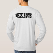 Cool Pap Grappige Typografie Modern T-shirt (Achterkant)