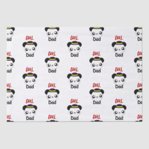 Cool Pap Polar Beer Panda Daddy Happy Fathers Day Tissuepapier