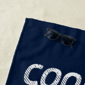 Cool Pap Zomer Vakantie Custom Strandlaken (In situ)