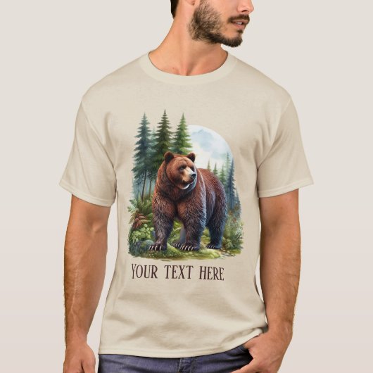 Cool Papa beer aanpasbaar T-shirt (Voorkant)