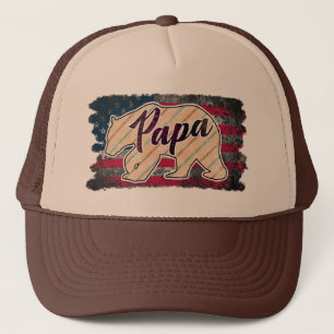 Cool Papa beer Papa woordkunst Trucker Pet