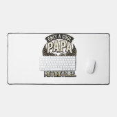 Cool Papa Motorfiets Vintage Biker Bureaumat (Keyboard & Muis)