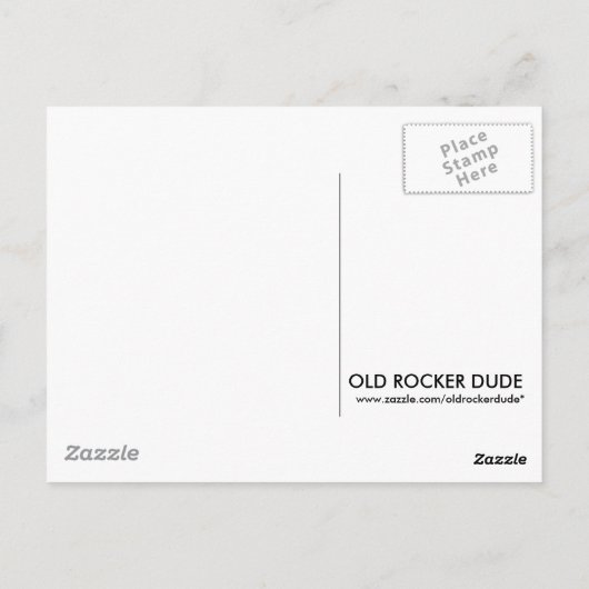 Cool papa - O Beatnik Skull Briefkaart (Achterkant)