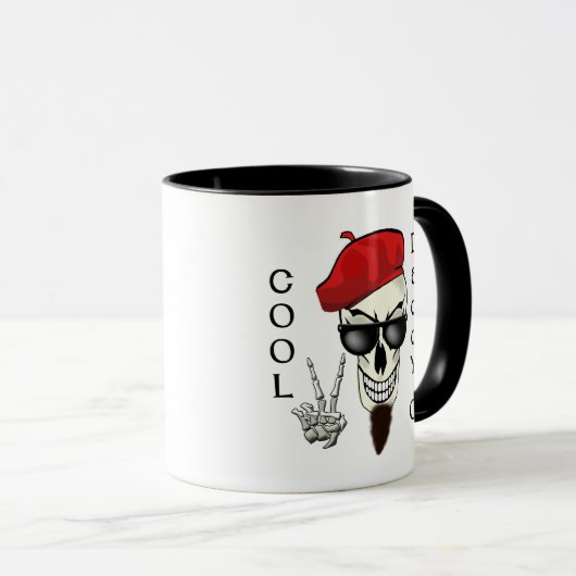 Cool papa - O Beatnik Skull Mok (Voorkant rechts)