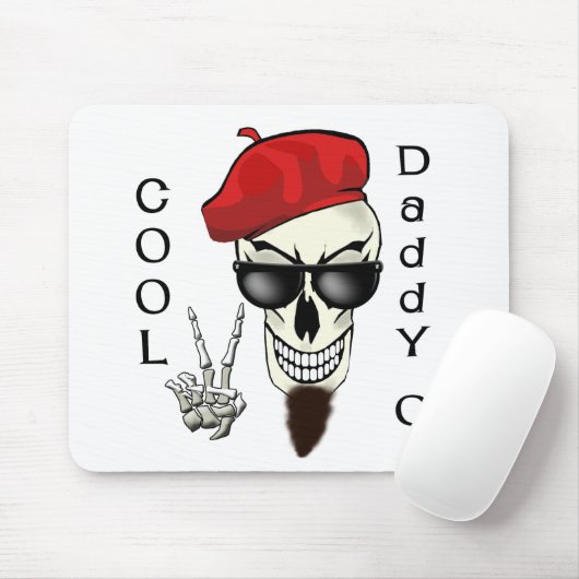 Cool papa - O Beatnik Skull Muismat (Met muis)