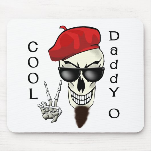 Cool papa - O Beatnik Skull Muismat (Voorkant)