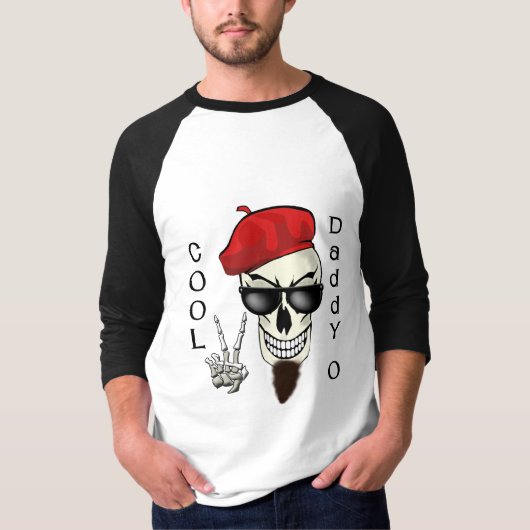 Cool papa - O Beatnik Skull T-shirt (Voorkant)
