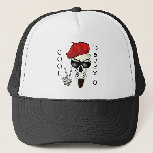 Cool papa - O Beatnik Skull Trucker Pet (Voorkant)