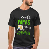 Cool Papas Driving Caravan Camper Camping T-shirt (Voorkant)