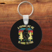 Cool Papaw Art For Grandpa Grandfather From Grandk Sleutelhanger (Voorkant)