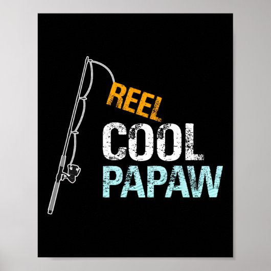 Cool papaw cadeau voor opa van kleindochter poster (Voorkant)