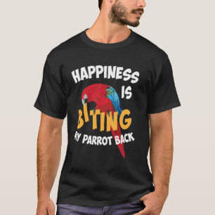 Cool Papegaai Ontwerp Voor Mannen Vrouwen Tropisch T-shirt