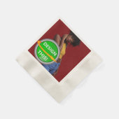 COOL! Paper Coined Cocktail Servetten - 50 pack Ec (Hoek)