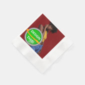 COOL! Paper Coined Cocktail Servetten 50 pack Wit (Hoek)