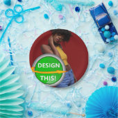 COOL! Papier Bord - 7" Ronde - Aangepast (Feest)