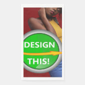 COOL! Papier Gastenhanddoek -3 ply- 50 pack Wit Servet (Voorkant)