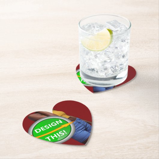 COOL! Papieren Onderzetters - Hart - Custom (Insitu)