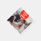 Cool! Papieren servet - gepersonaliseerd (Hoek)