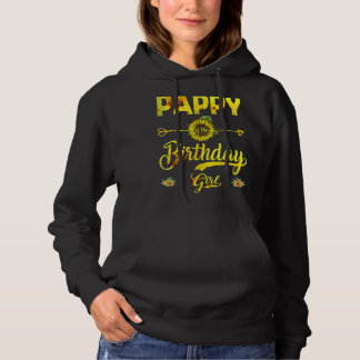 Cool Pappy Of The Birthday Girl Dad Sunflower Hoodie