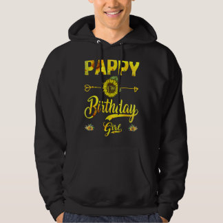 Cool Pappy Of The Birthday Girl Dad Sunflower Hoodie