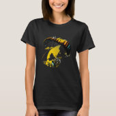 Cool paraglider in fast paced action t-shirt (Voorkant)