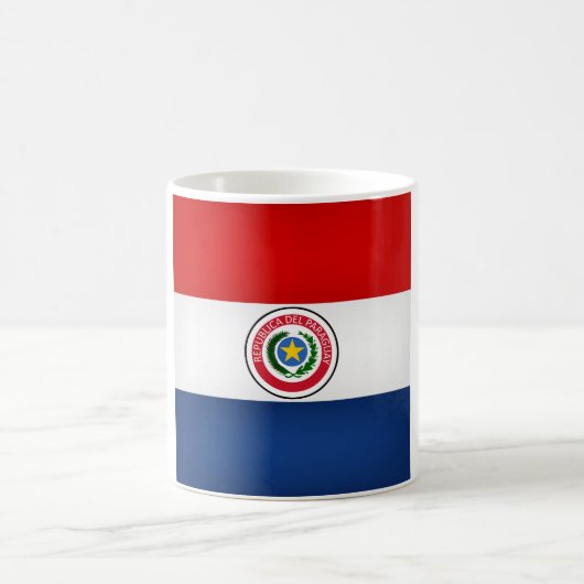 Cool Paraguay Flag Koffiemok (Center)