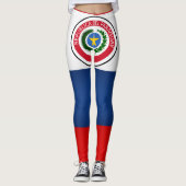 Cool Paraguay Flag Mode Leggings (Voorkant)