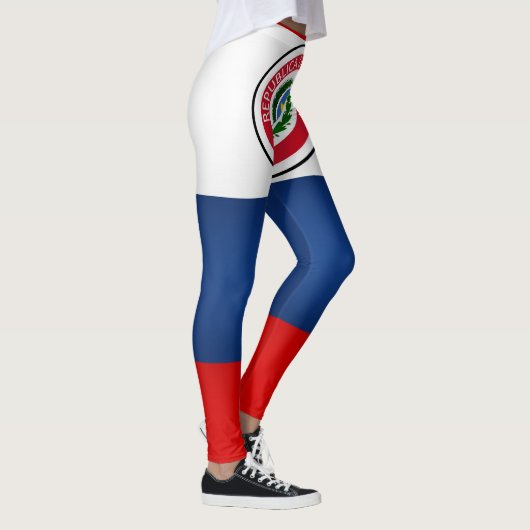 Cool Paraguay Flag Mode Leggings (Rechts)