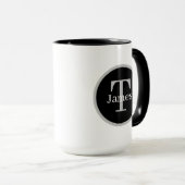 cool Paramedische woord kunst toevoegen monogram Mok (Voorkant rechts)